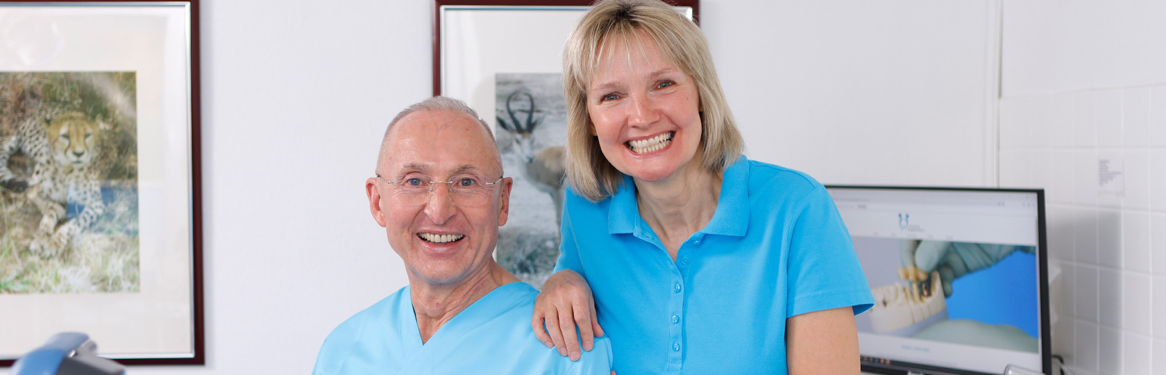 Zahnärzte Werner Rudolph und Caterina Bruch